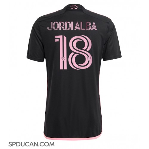 Muški Nogometni Dres Inter Miami Jordi Alba #18 Gostujuci 2023-24 Kratak Rukav